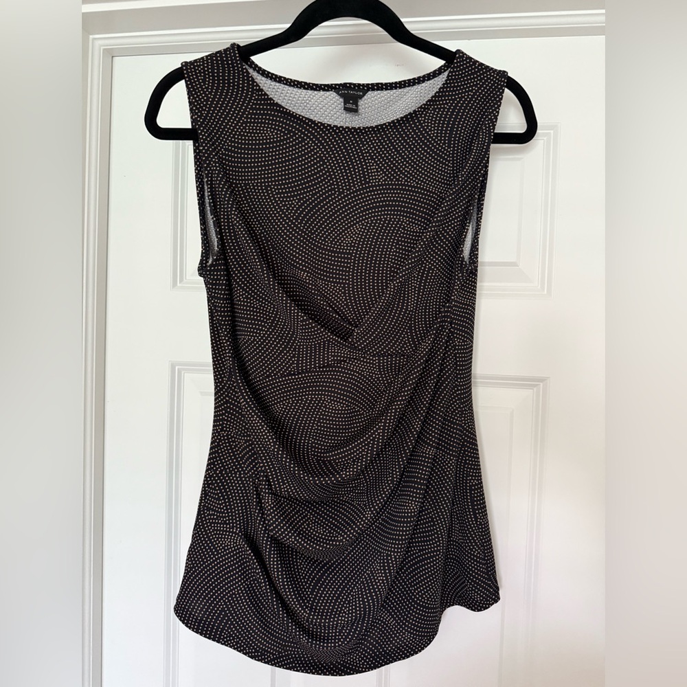 Ann Taylor Cream Sheath Tank